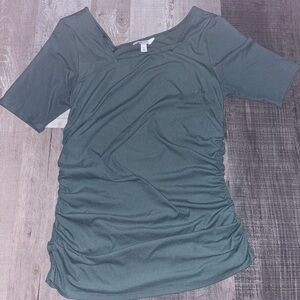 Nine West Dark Green Mini Dress